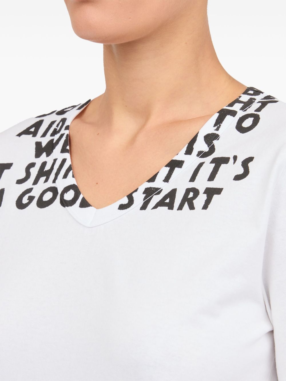 MM6 Maison Margiela T-shirts and Polos White MM6 Maison Margiela