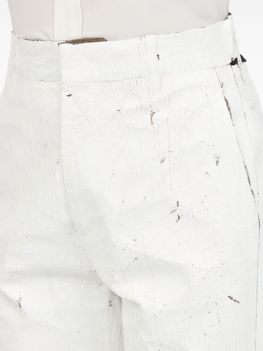 MM6 Maison Margiela Trousers White MM6 Maison Margiela