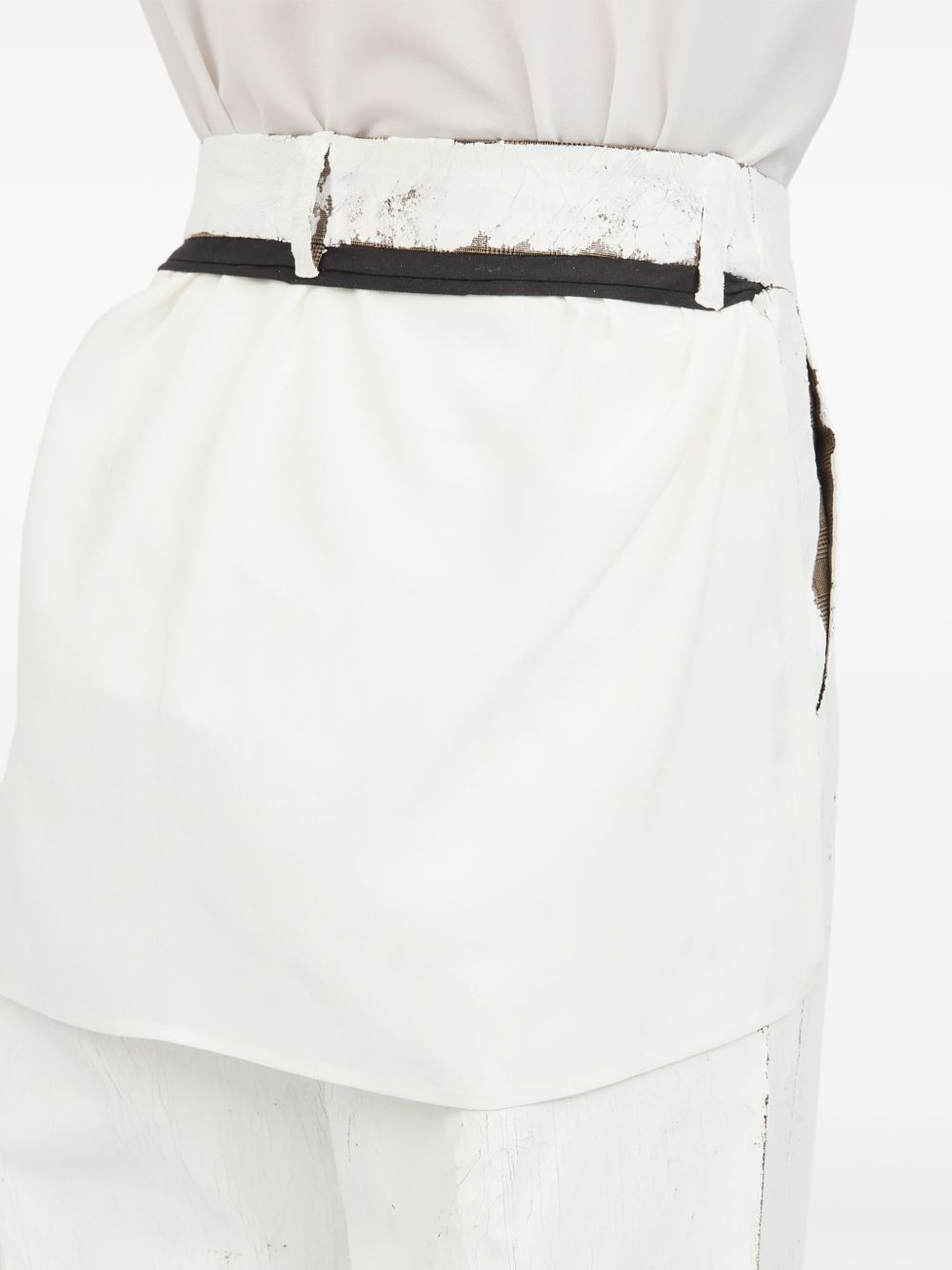 MM6 Maison Margiela Trousers White MM6 Maison Margiela