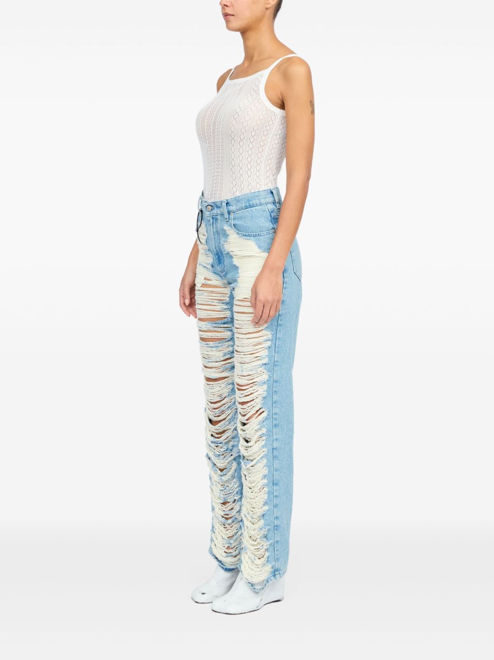MM6 Maison Margiela Jeans Clear Blue MM6 Maison Margiela