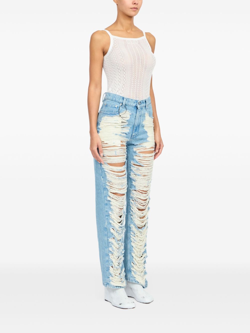 MM6 Maison Margiela Jeans Clear Blue MM6 Maison Margiela