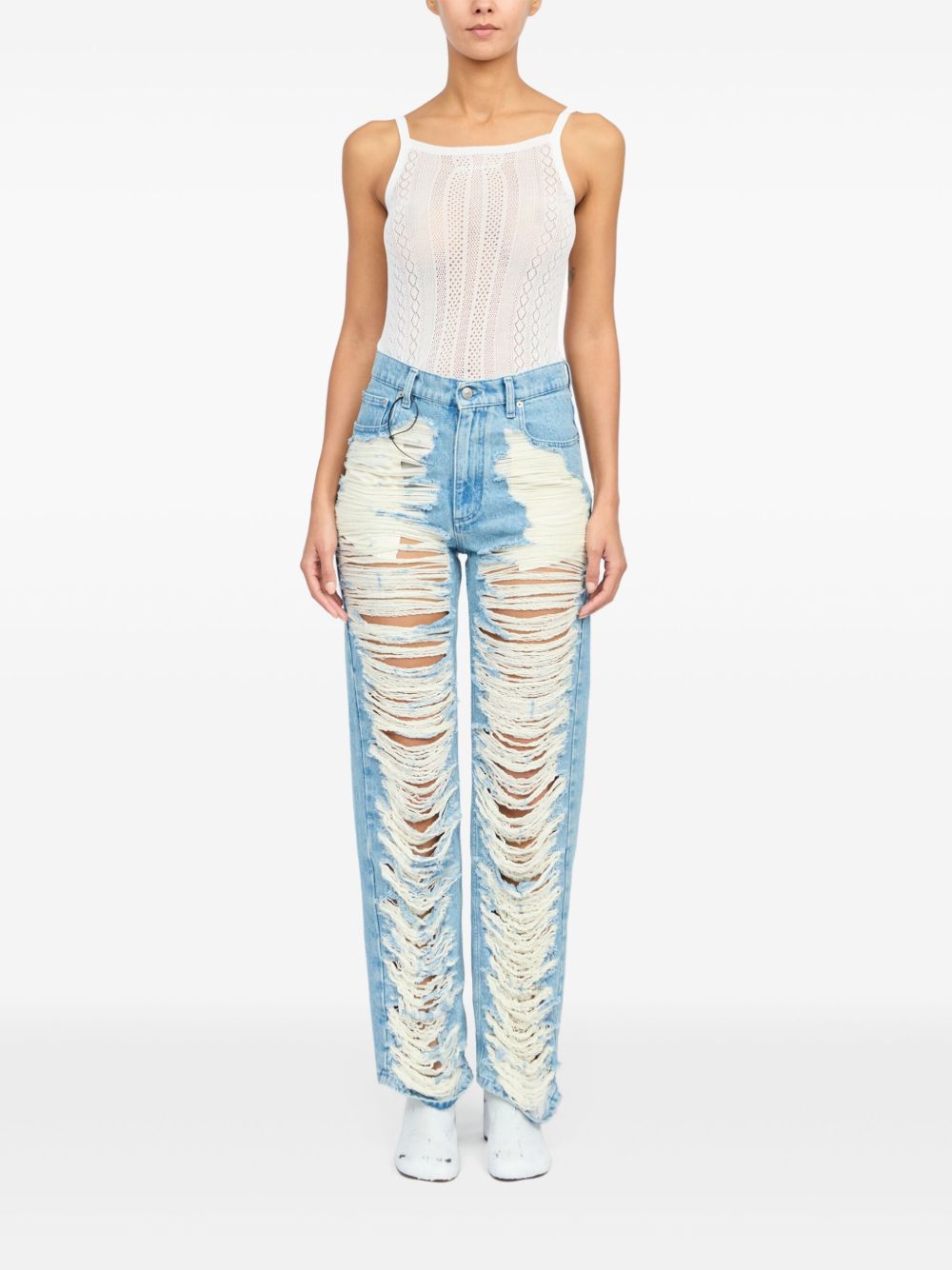 MM6 Maison Margiela Jeans Clear Blue MM6 Maison Margiela