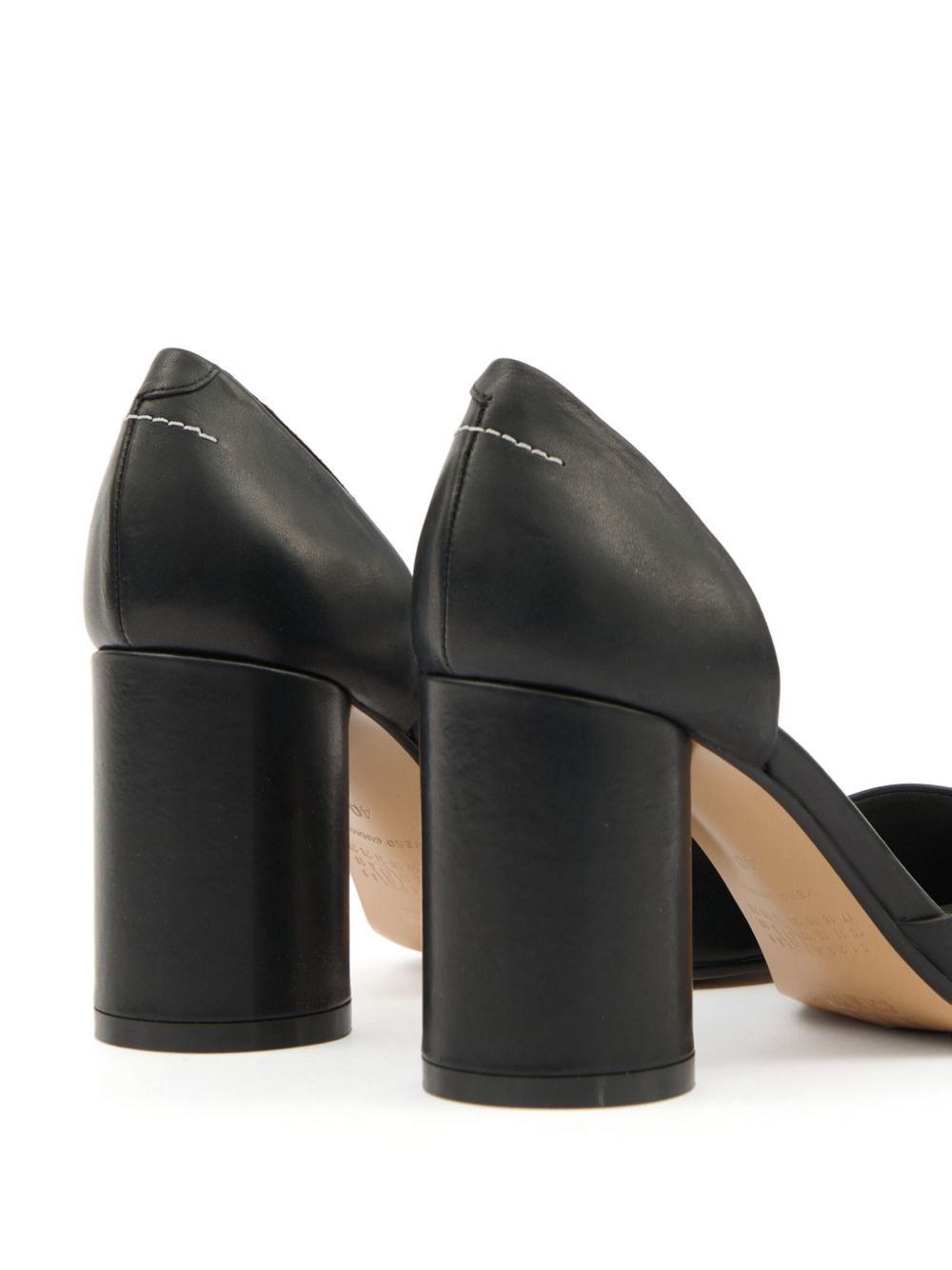 MM6 Maison Margiela With Heel Black MM6 Maison Margiela