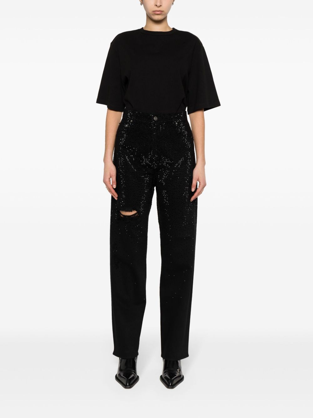 Golden Goose crystal embellished jeans Golden Goose