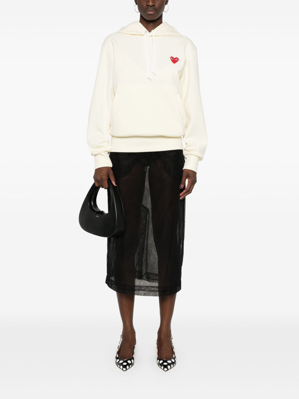 Comme Des Garcons hoodie with logo Comme Des Garcons