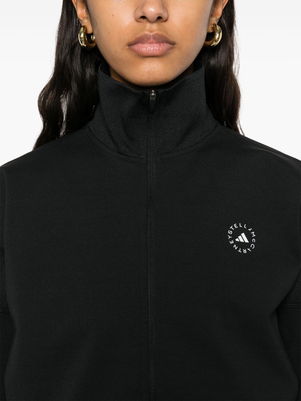 Adidas By Stella McCartney logo knitted track jacket Adidas By Stella McCartney