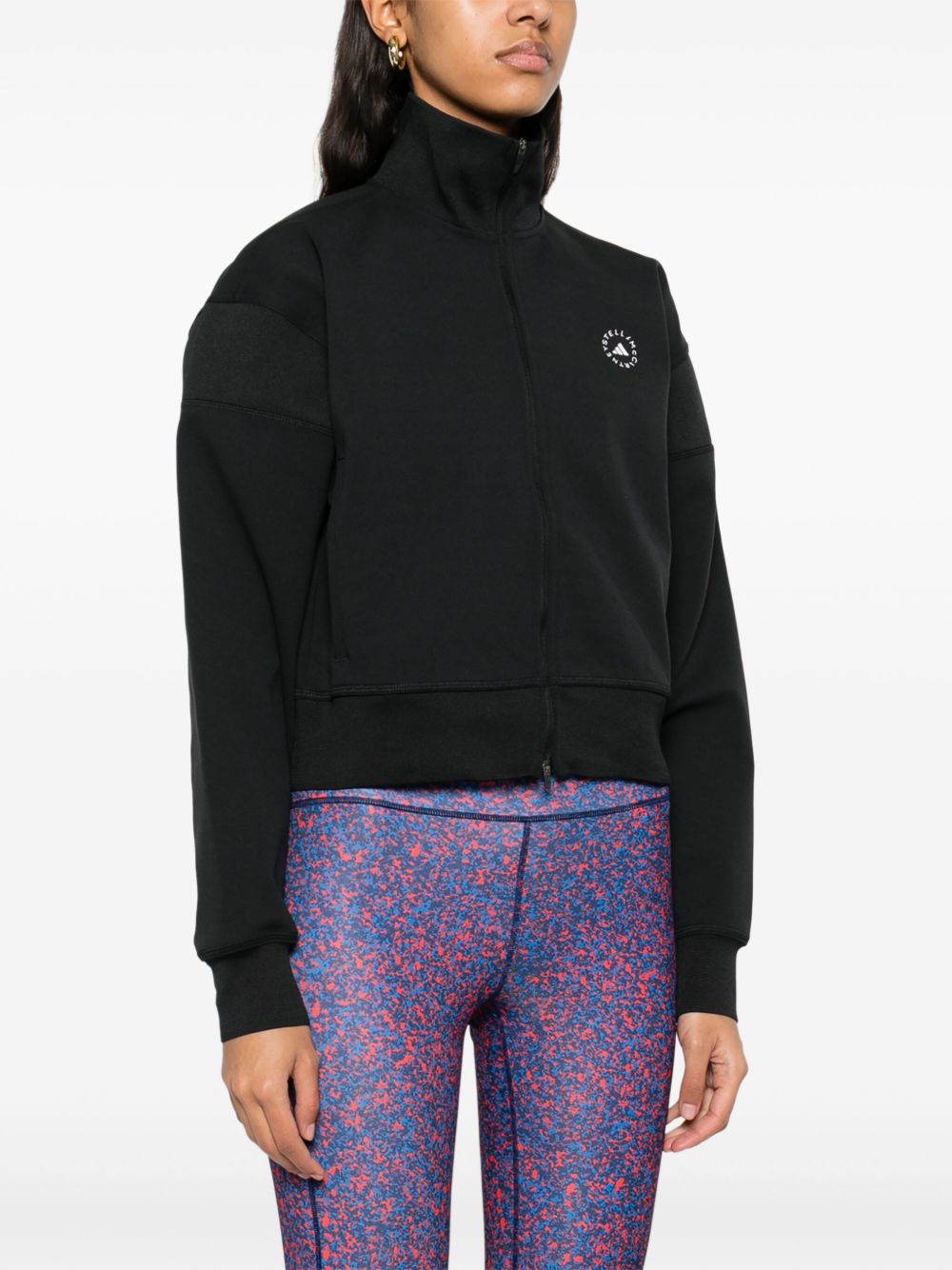 Adidas By Stella McCartney logo knitted track jacket Adidas By Stella McCartney
