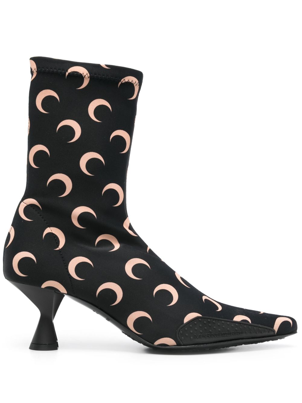 Marine Serre 60mm moon-printed jersey boots Marine Serre