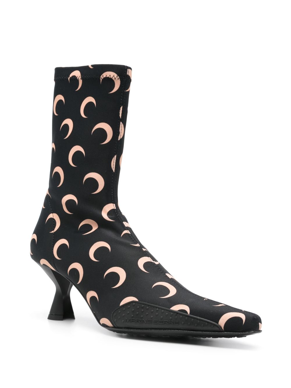 Marine Serre 60mm moon-printed jersey boots Marine Serre