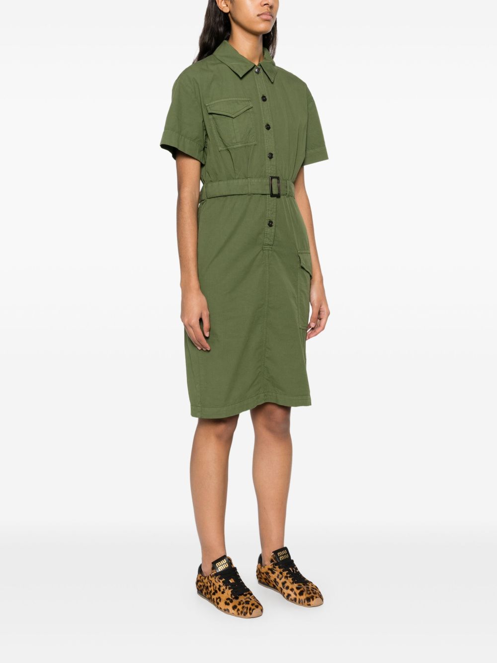 Woolrich belted waist shirt dress Woolrich