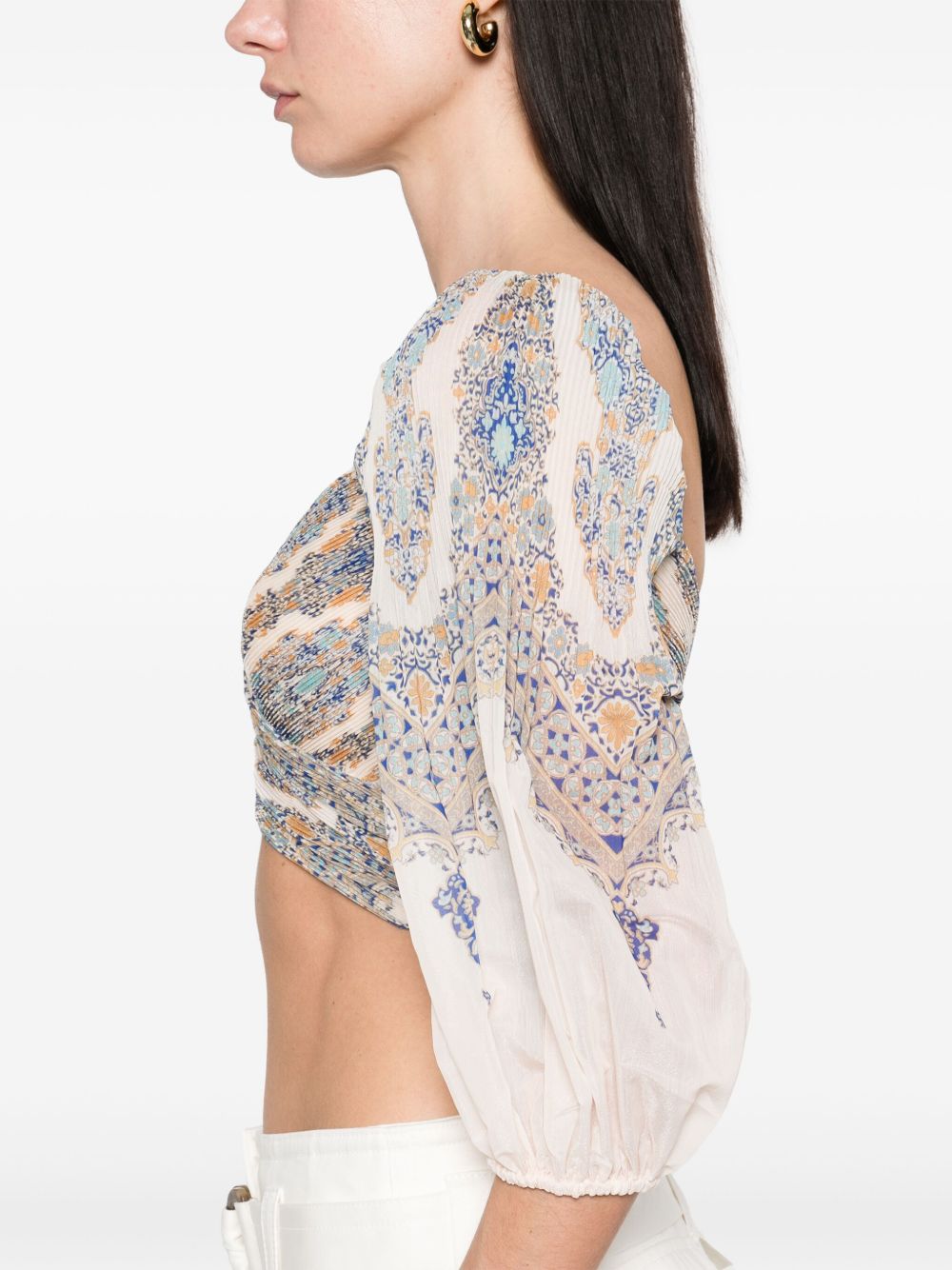 Zimmermann Zimmerman pleated design top Zimmermann