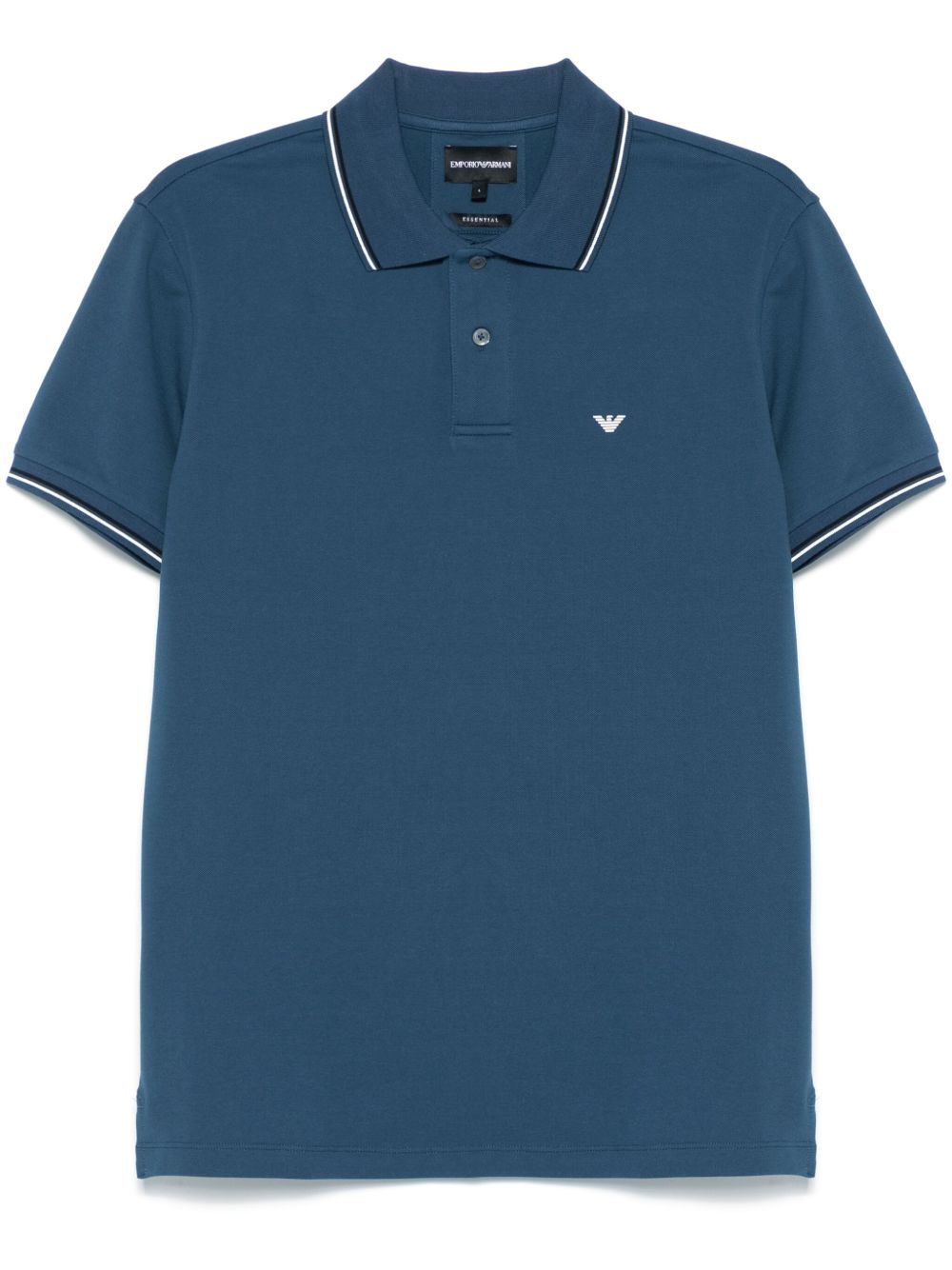 Emporio Armani embroidered logo polo shirt Emporio Armani