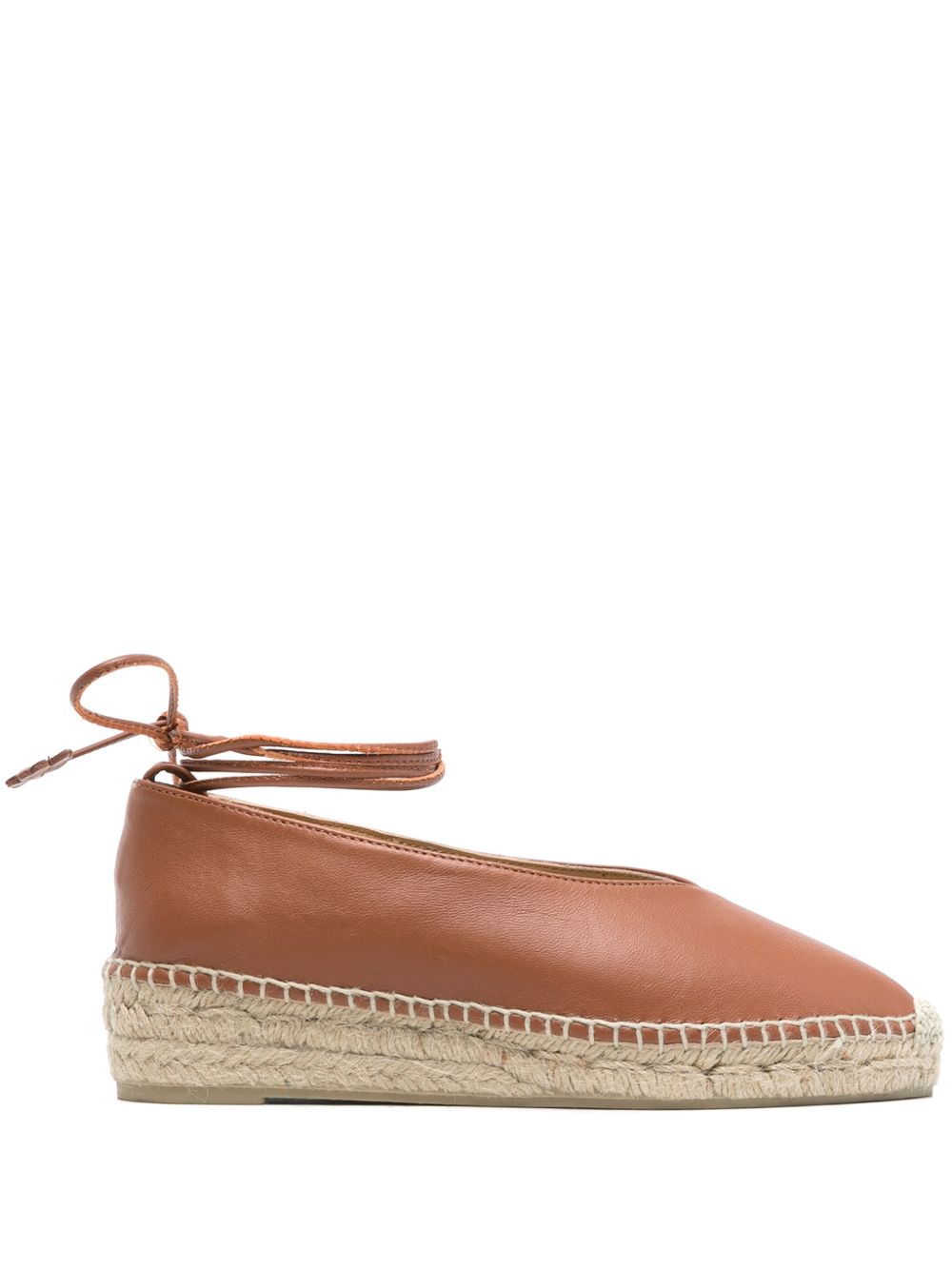 Castañer Castaner Flat shoes Leather Brown Castañer
