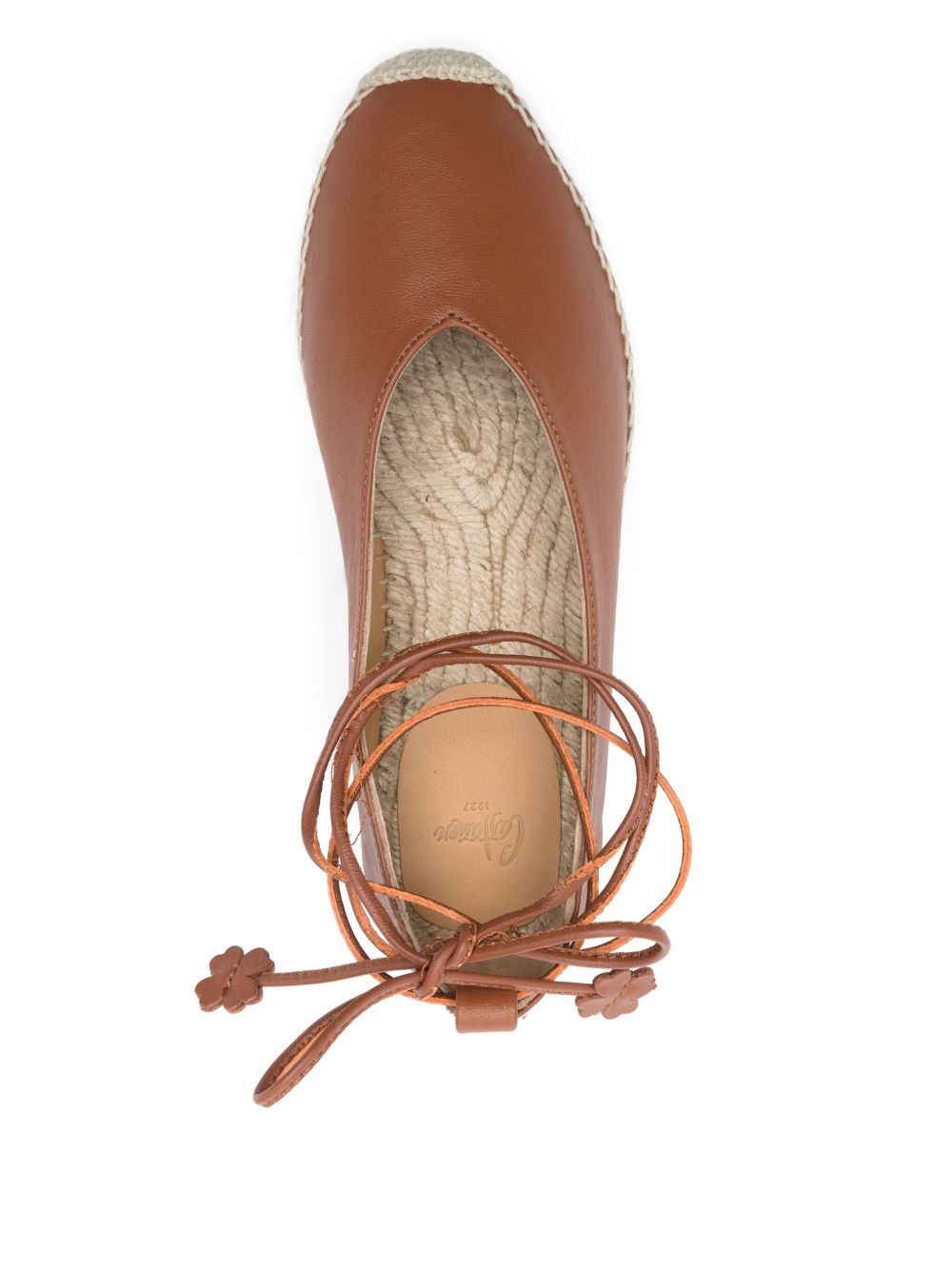 Castañer Castaner Flat shoes Leather Brown Castañer