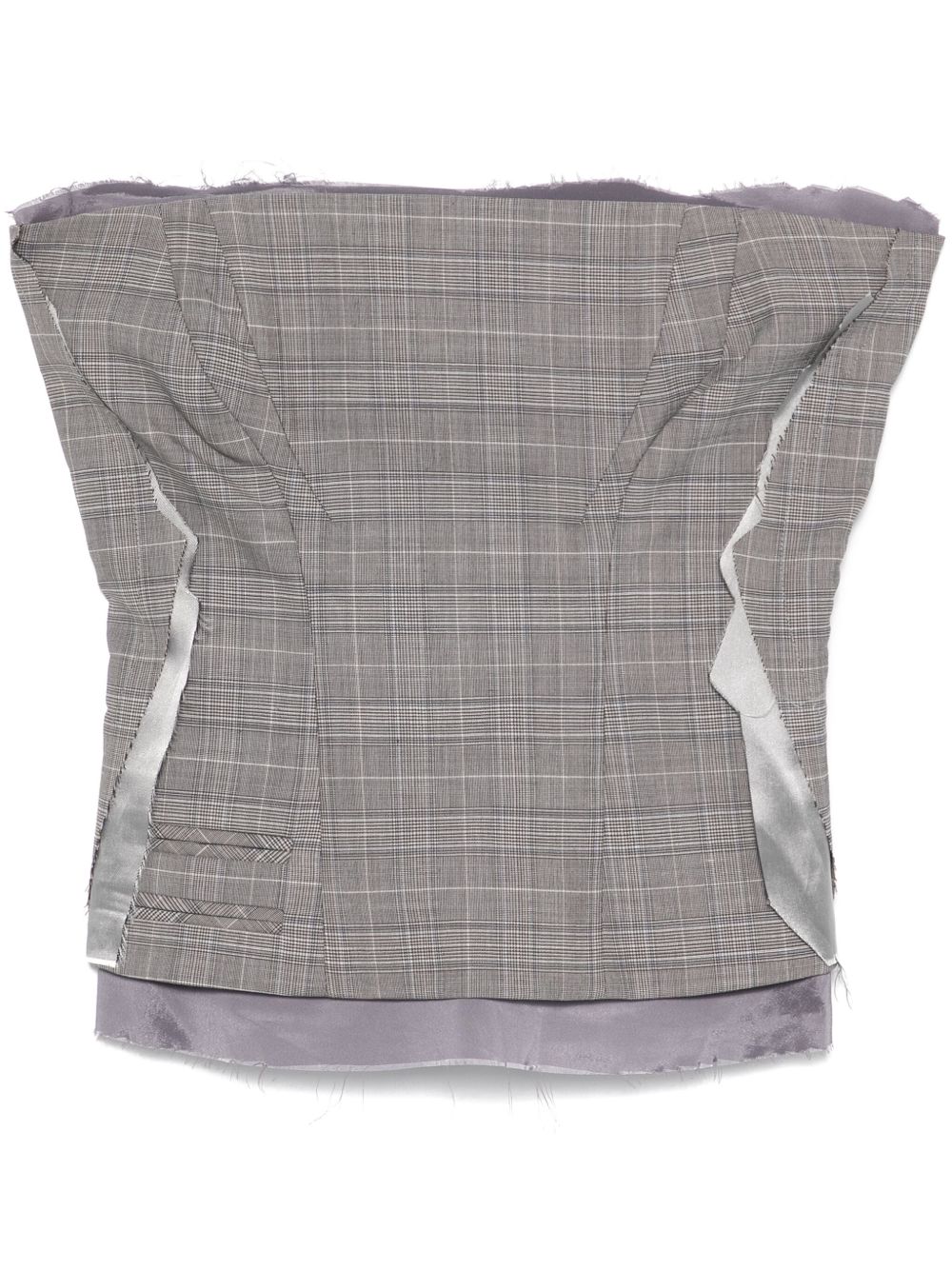 Ottolinger plaid check corset Ottolinger