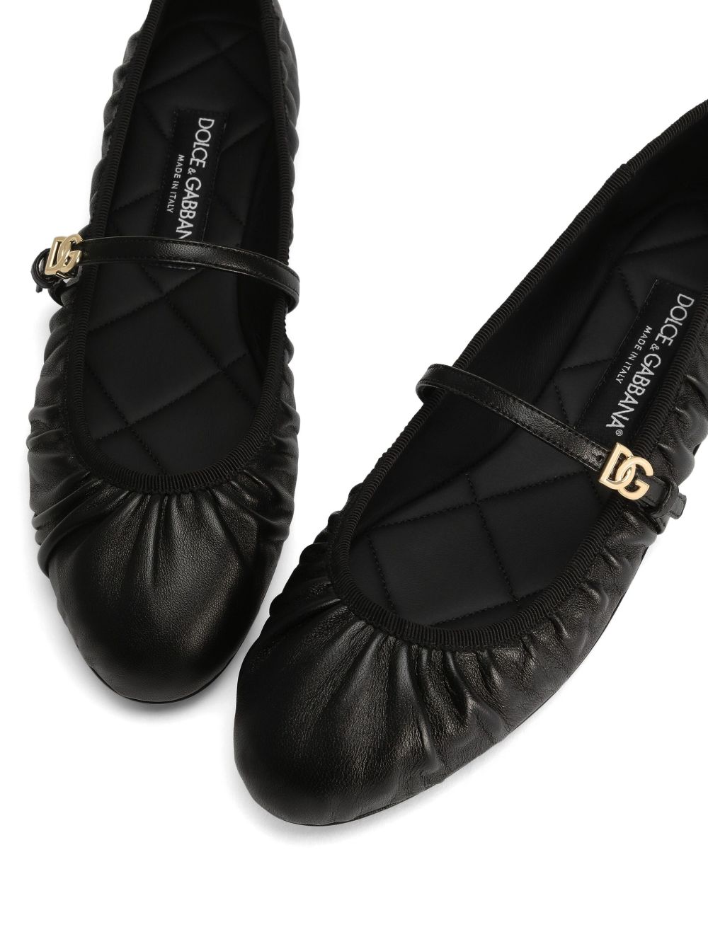 Dolce & Gabbana Nappa leather ballet flats Dolce & Gabbana