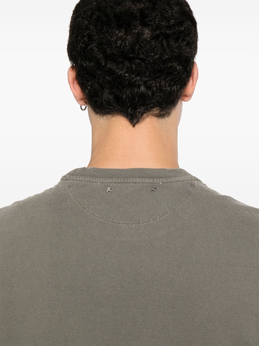 Golden Goose Logo Print Cotton T-Shirt Golden Goose