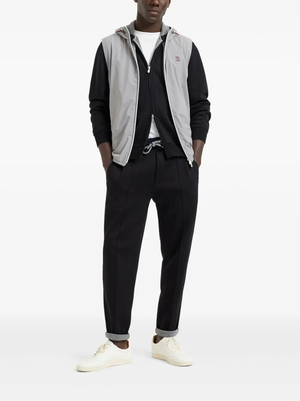 Brunello Cucinelli Jackets Grey Brunello Cucinelli