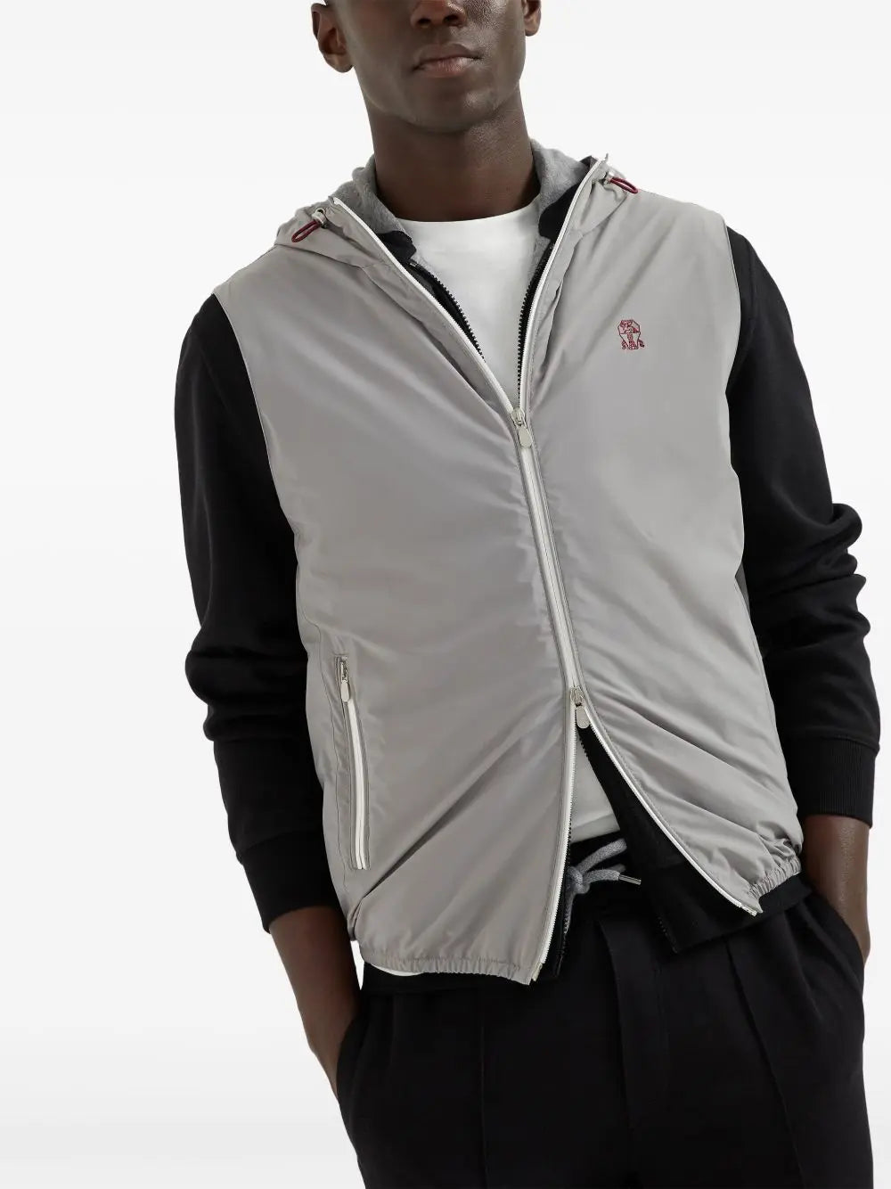Brunello Cucinelli Jackets Grey Brunello Cucinelli