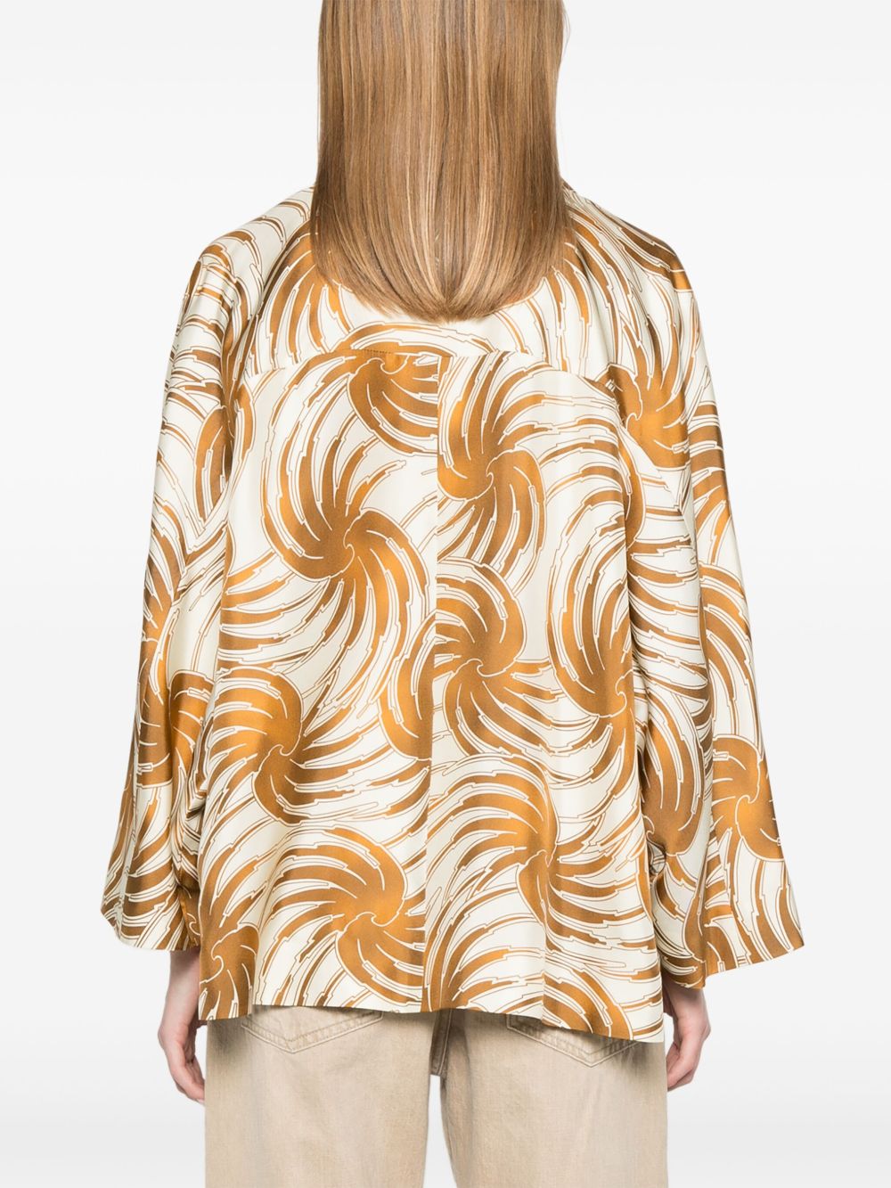 Alberto Biani graphic-print blazer Alberto Biani