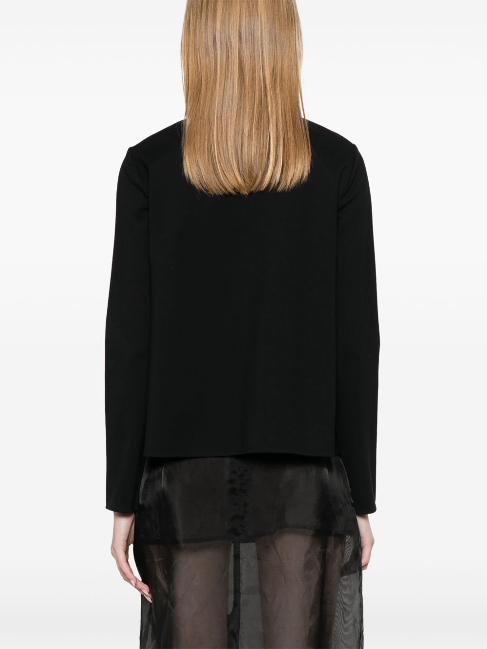 Emporio Armani crystal-embellished sweatshirt Emporio Armani