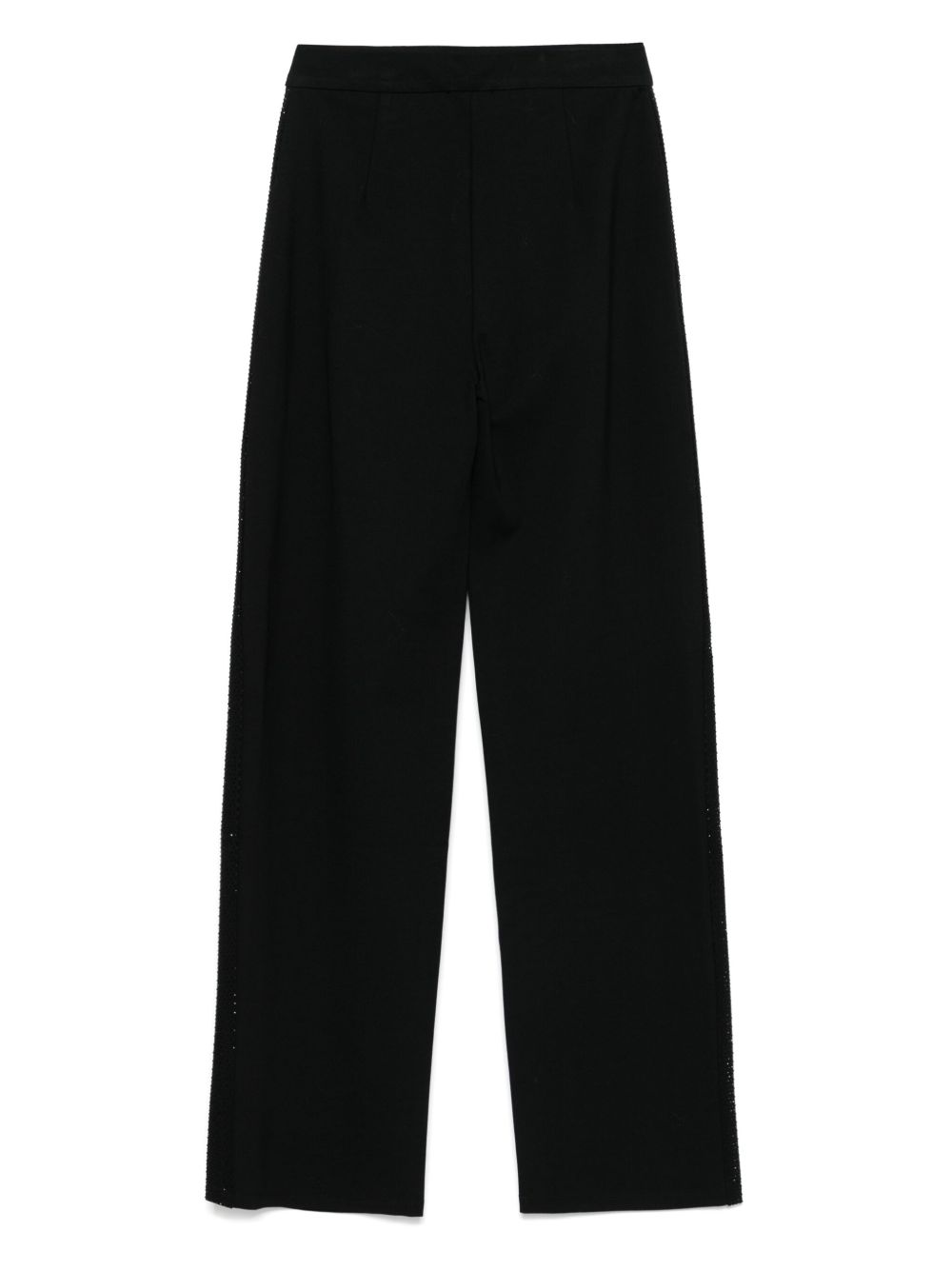 Emporio Armani jersey trousers with bands and micro studs Emporio Armani