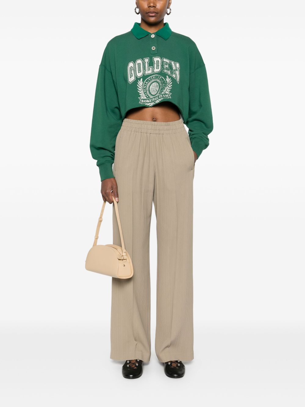 Golden Goose Trousers Beige Golden Goose