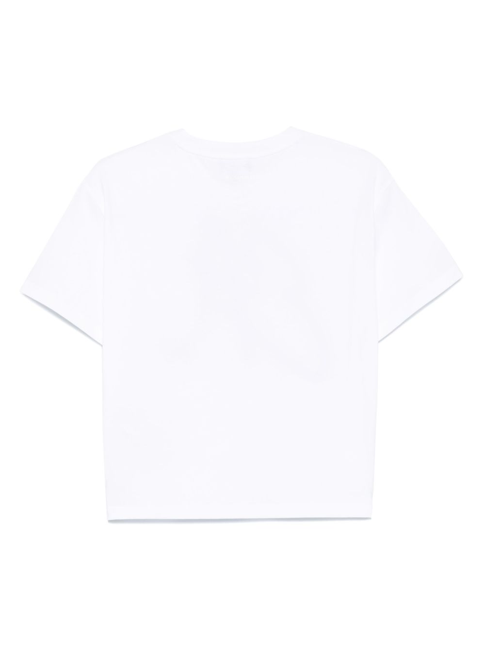 Emporio Armani Cotton jersey T-shirt with maxi lurex logo Emporio Armani