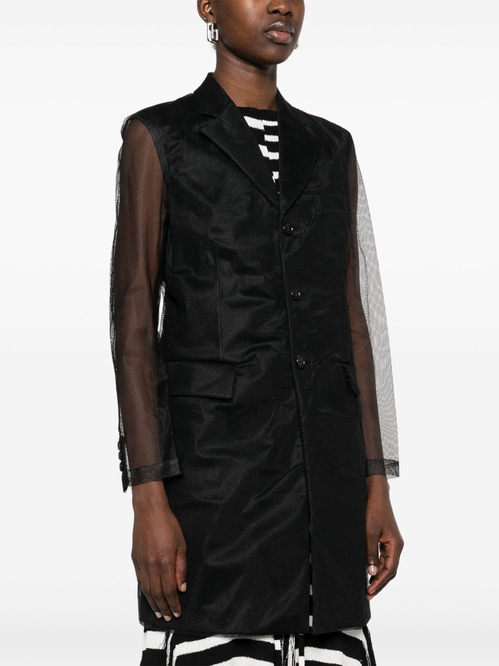 Comme des Garcons Coats Black Comme Des Garcons
