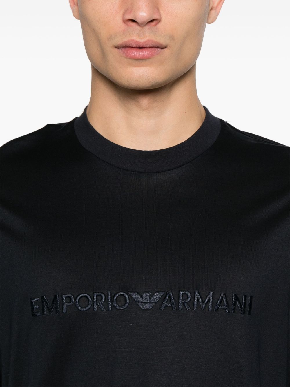 Emporio Armani logo-patch T-shirt Emporio Armani
