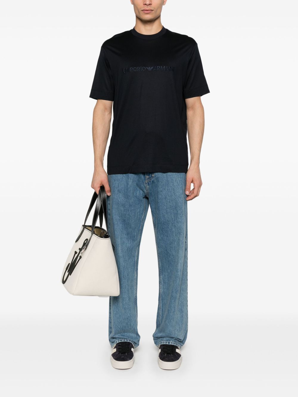 Emporio Armani logo-patch T-shirt Emporio Armani