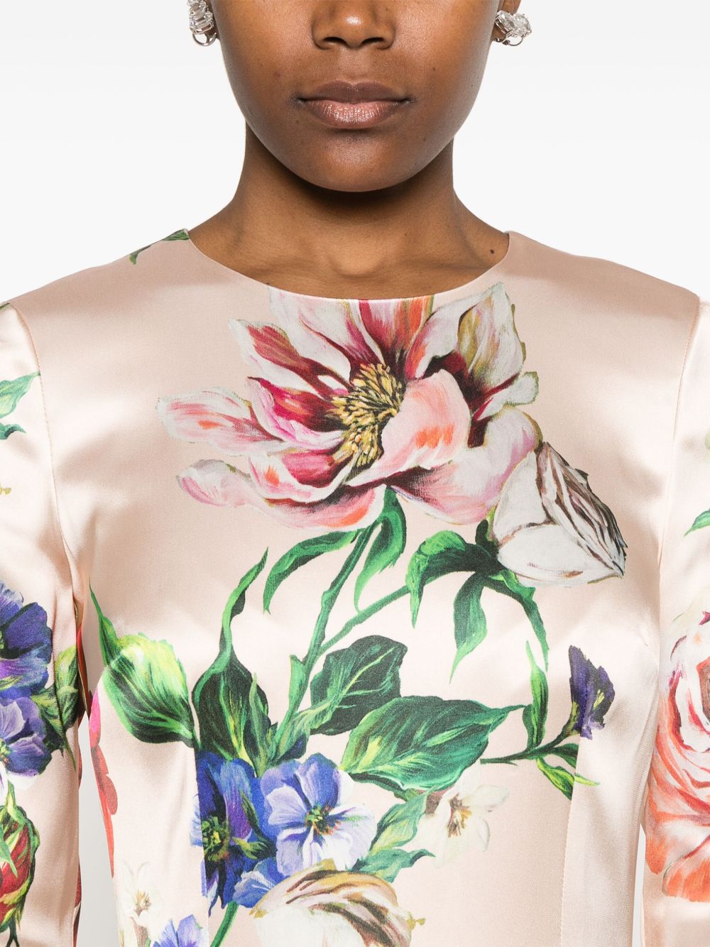 Dolce & Gabbana floral-print Midi Dress Dolce & Gabbana