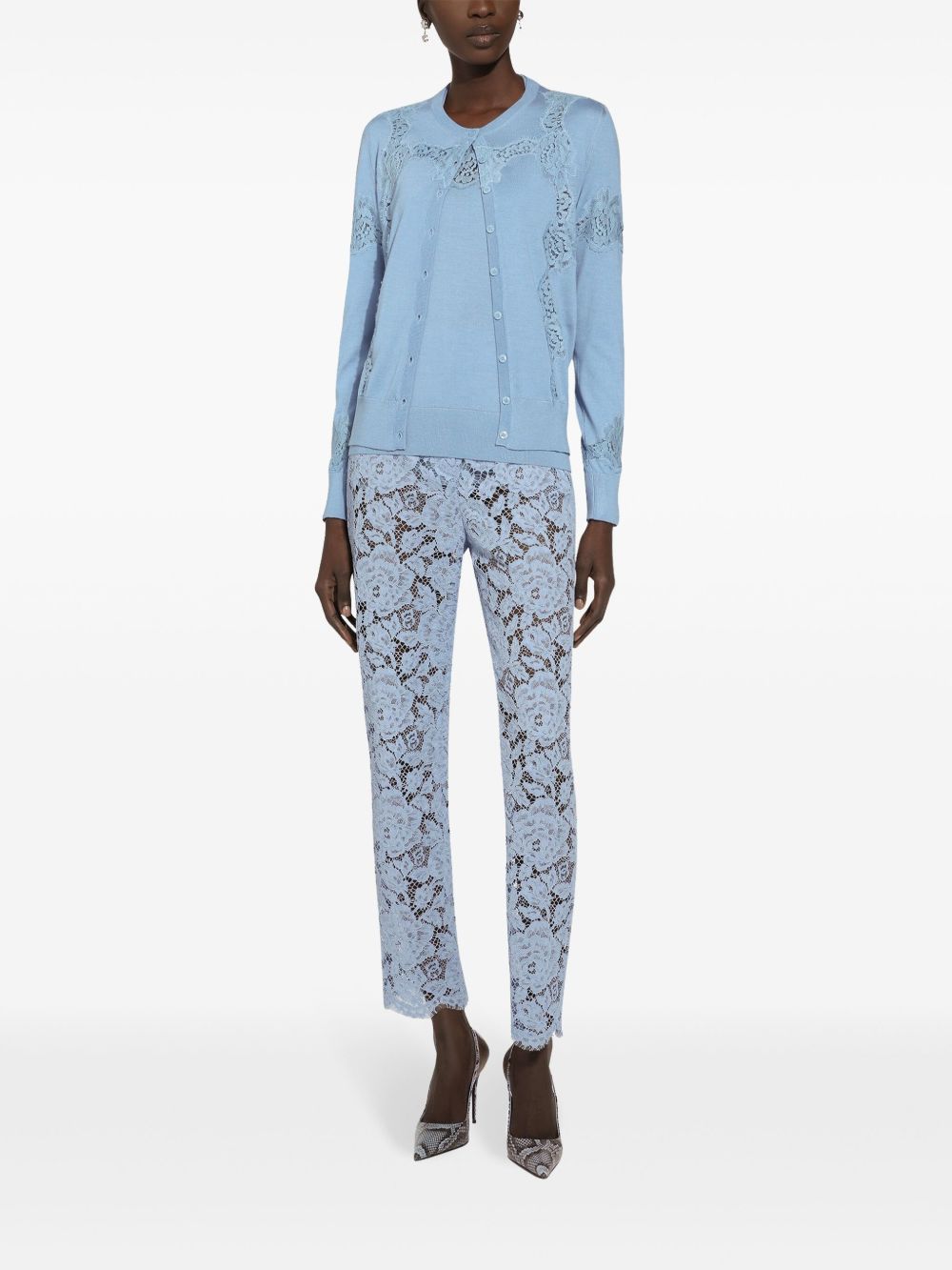 Dolce & Gabbana Embroidered Lace Trousers Dolce & Gabbana