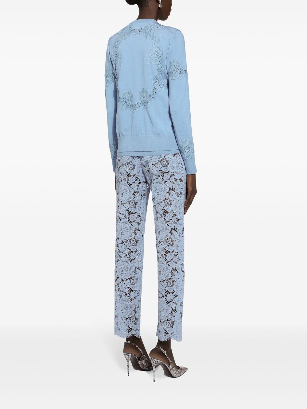 Dolce & Gabbana Embroidered Lace Trousers Dolce & Gabbana