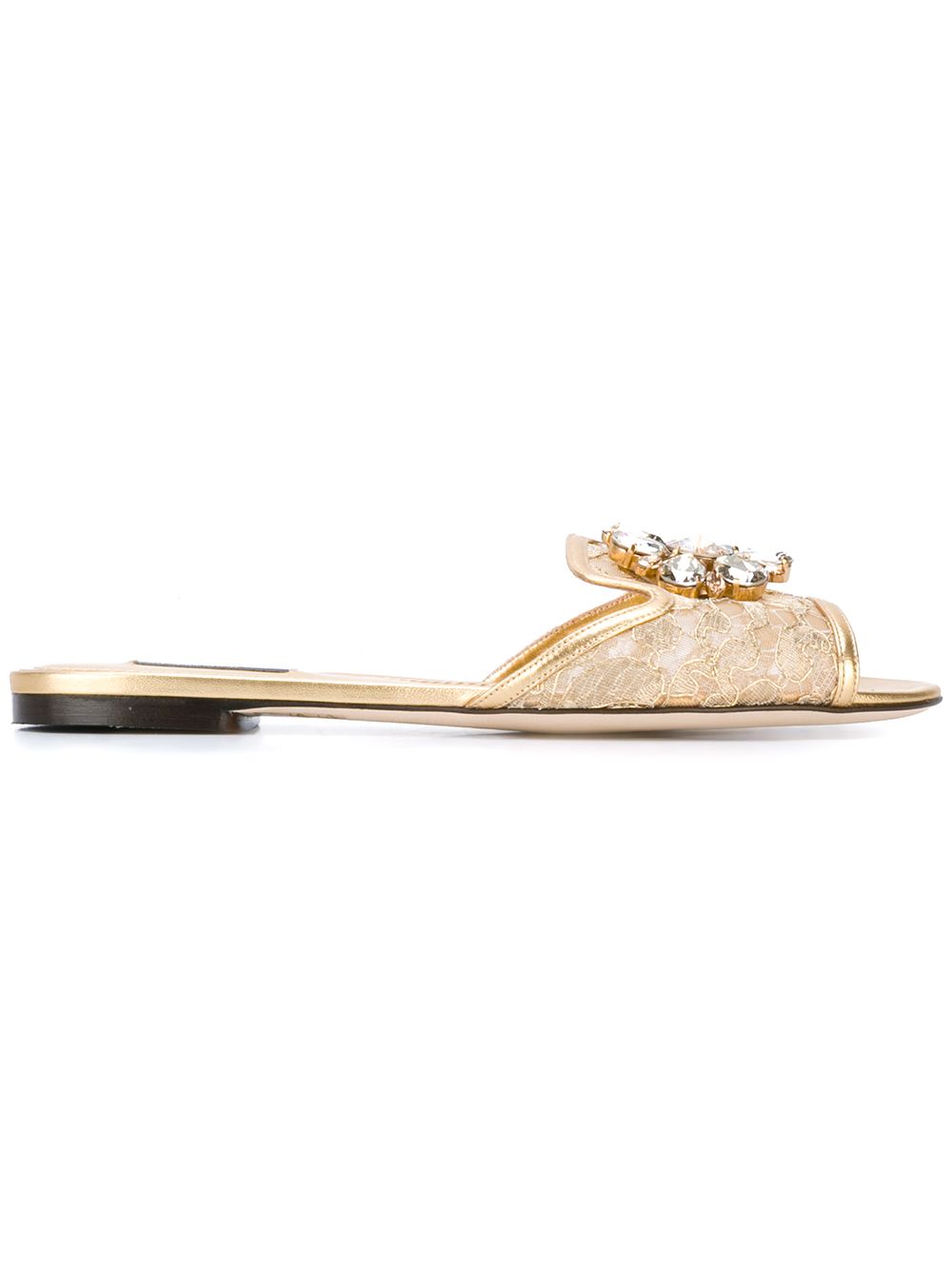 Dolce & Gabbana Sandals Golden Dolce & Gabbana