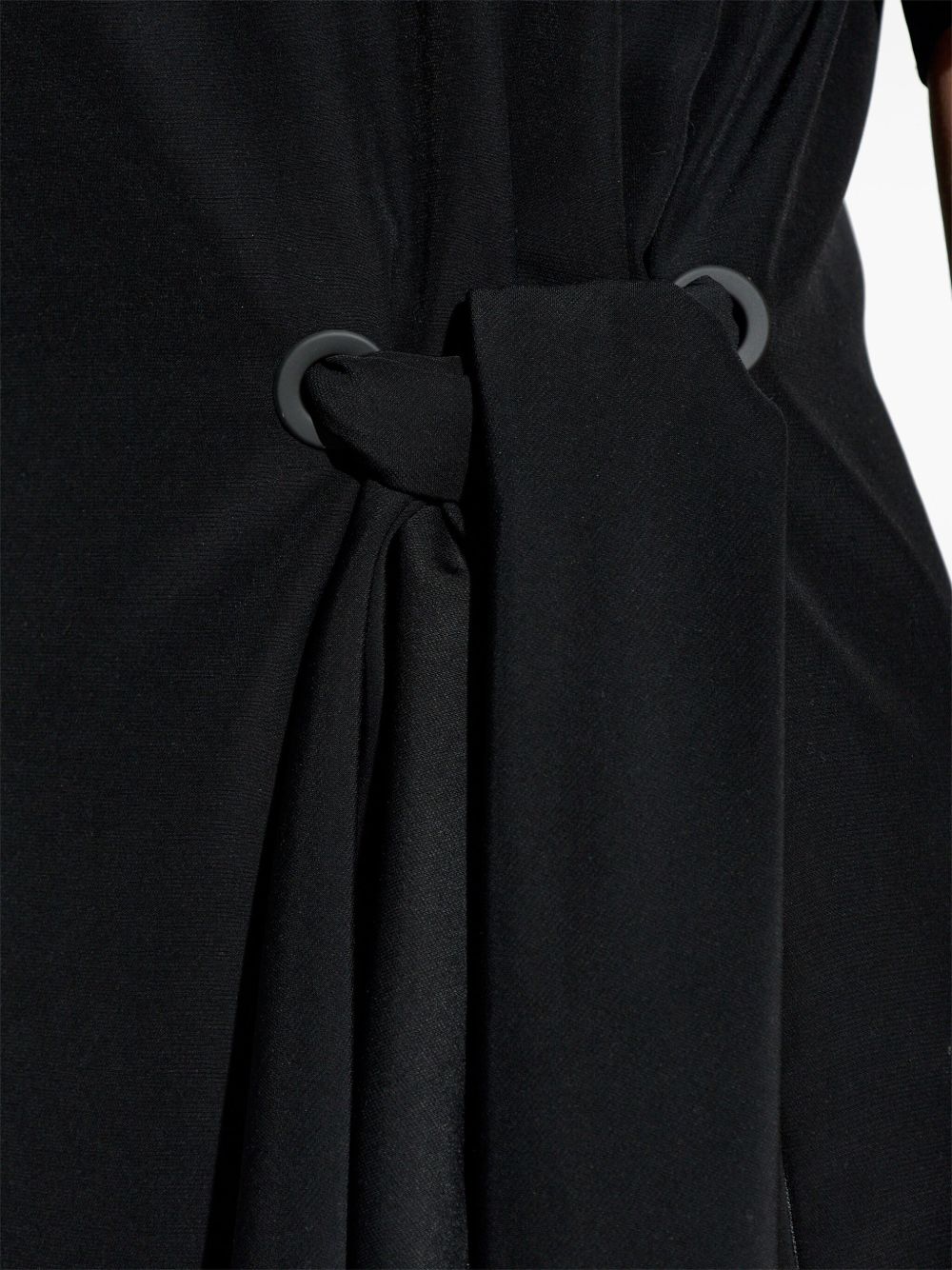 Emporio Armani midi dress with waist knot Emporio Armani