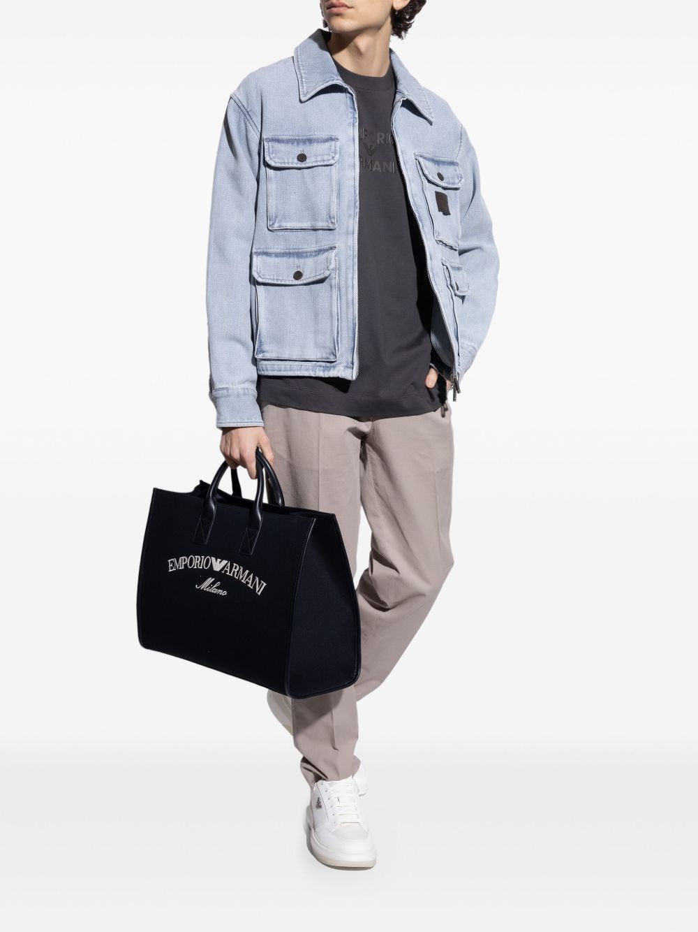 Emporio Armani Sneakers With Logo Emporio Armani