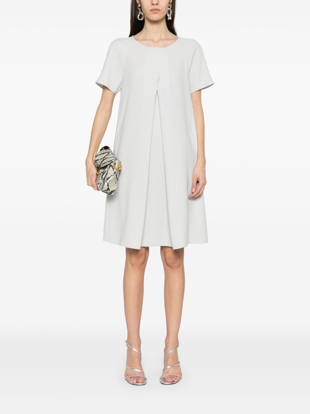 Emporio Armani crew-neck mini dress Emporio Armani