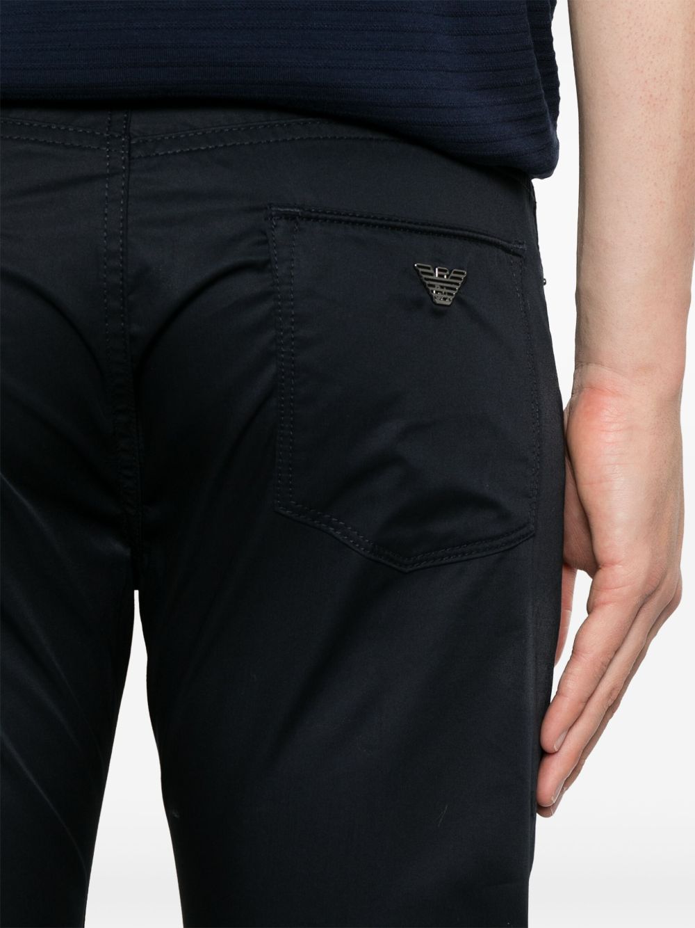 Emporio Armani Slim-fit jeans with logo badge Emporio Armani