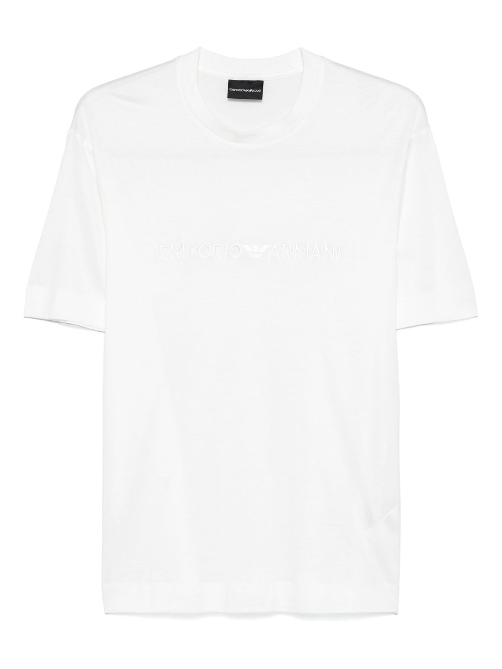 Emporio Armani Embroidered Logo T Shirt Emporio Armani