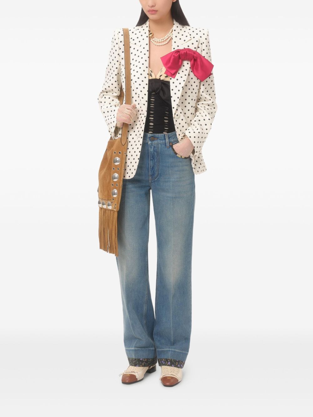 Valentino Denim Boyfriend Jeans Valentino