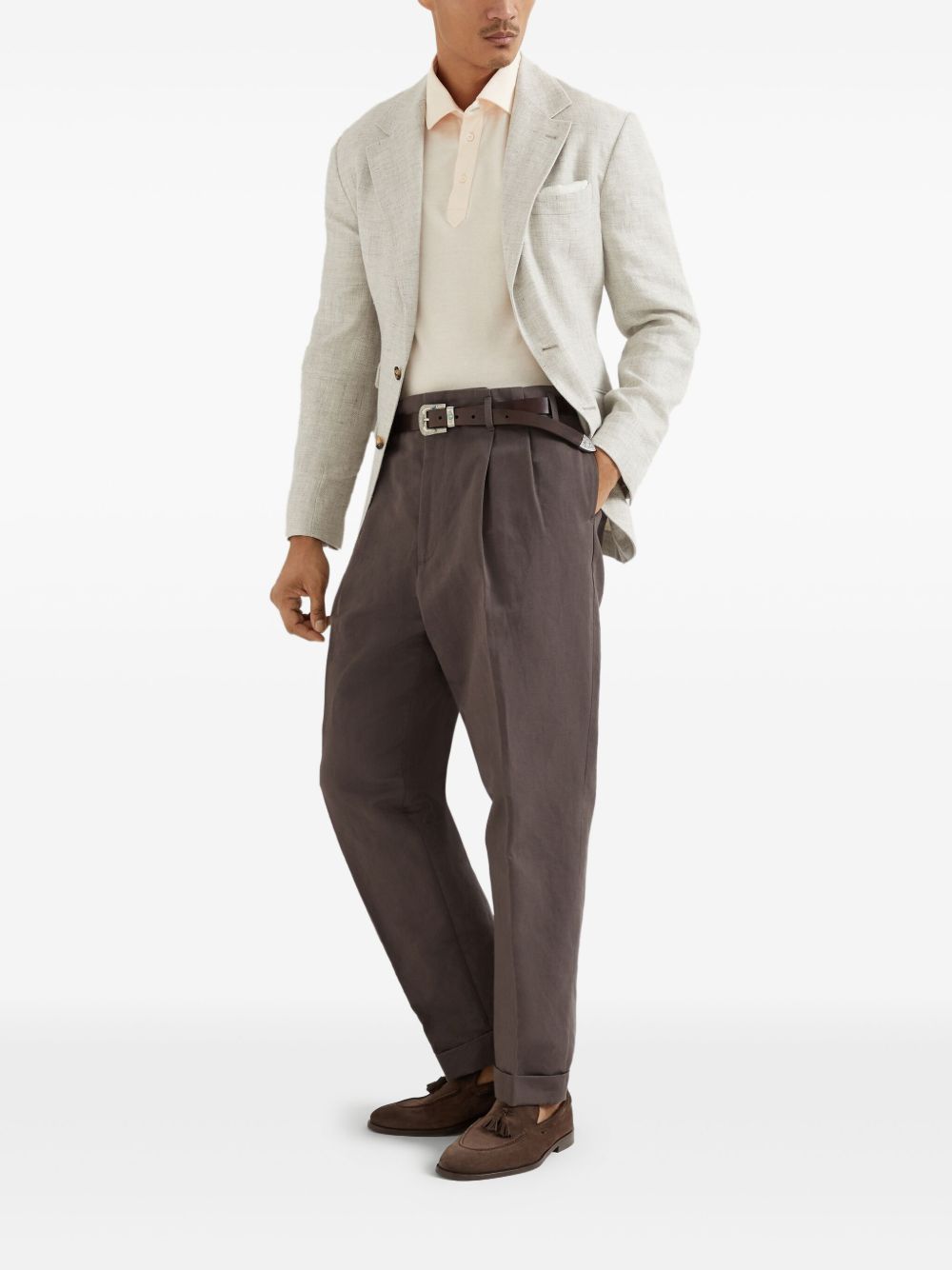 Brunello Cucinelli T-shirts and Polos Orange Brunello Cucinelli