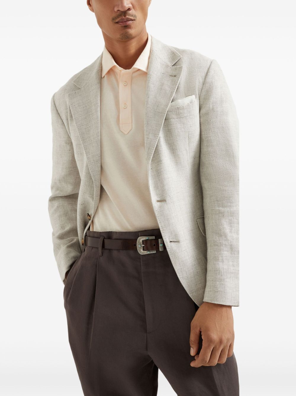 Brunello Cucinelli T-shirts and Polos Orange Brunello Cucinelli