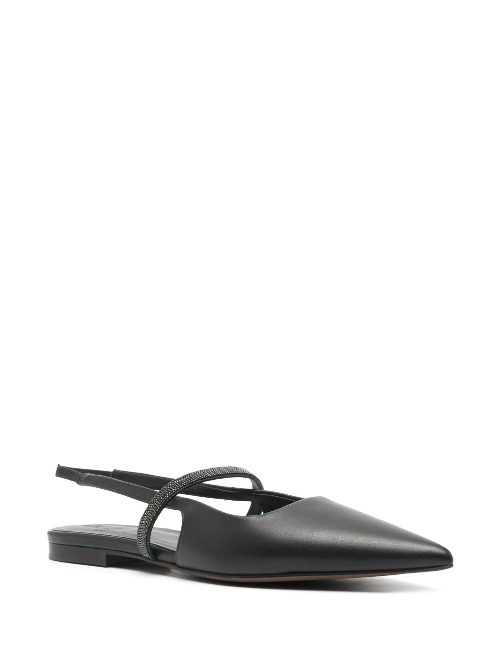 Brunello Cucinelli Monili-chain ballerina shoes Brunello Cucinelli