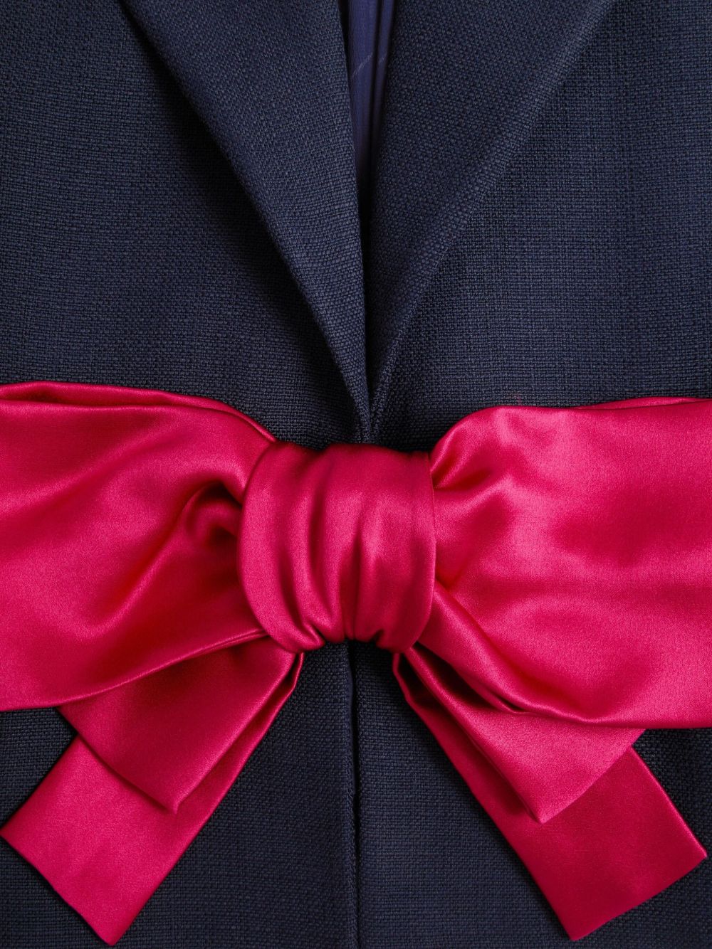 Valentino Bow-detail single-breasted blazer Valentino