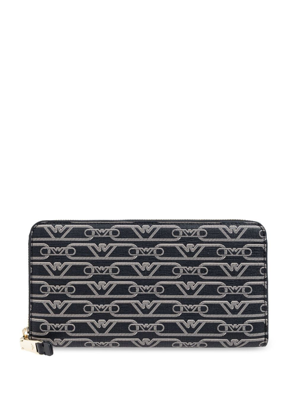 Emporio Armani Allover logo continental wallet Emporio Armani