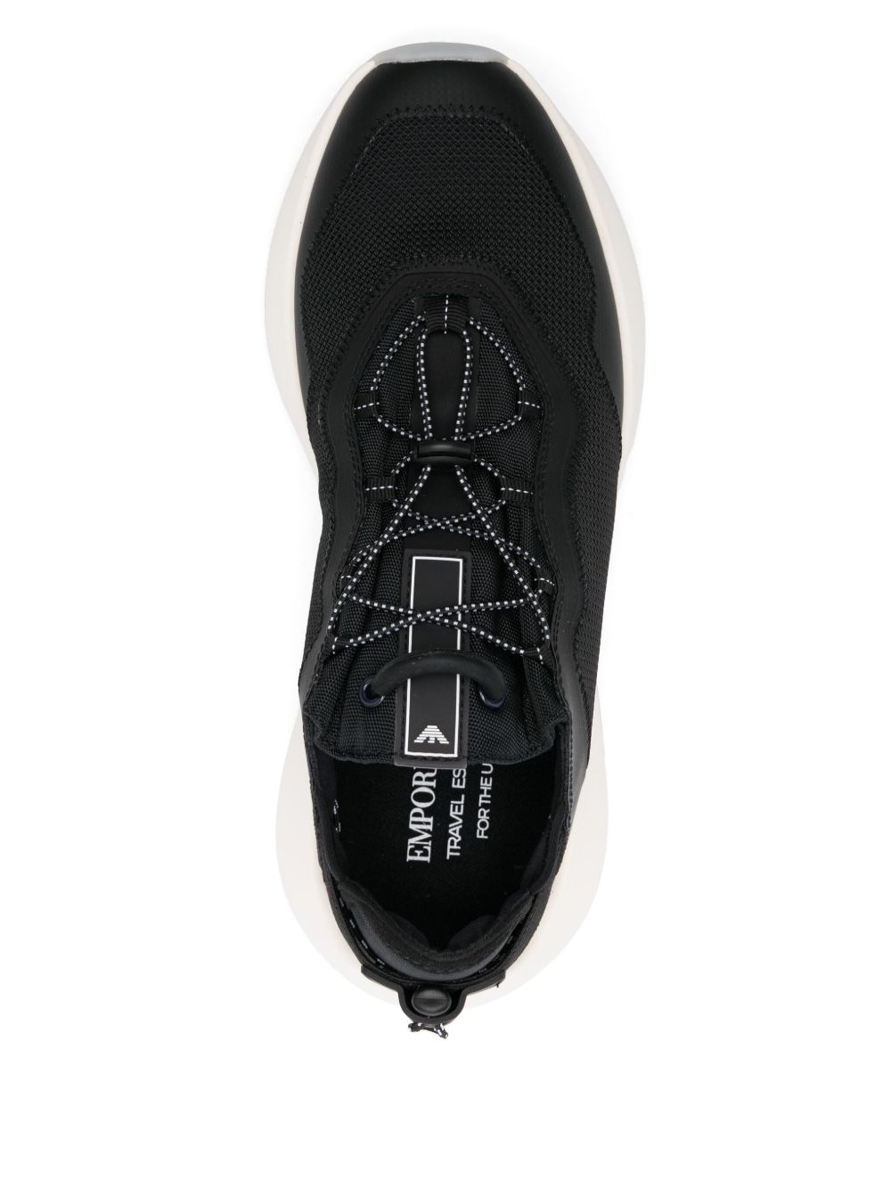Emporio Armani chunky rubber sole sneakers Emporio Armani
