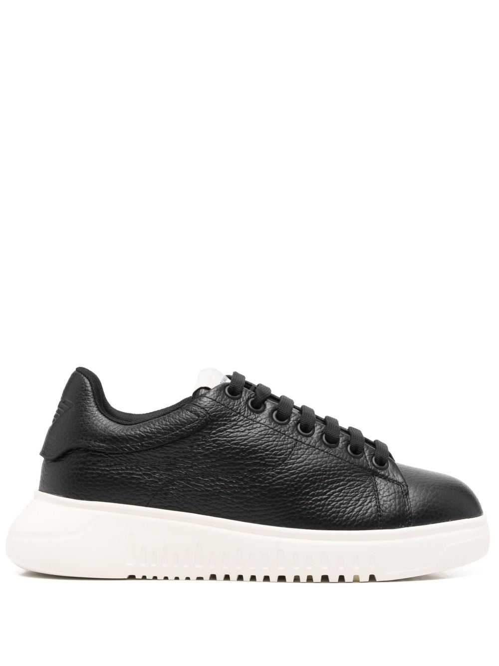 EMPORIO ARMANI EXCLUSIVE Emporio Armani Tumbled leather sneakers EMPORIO ARMANI EXCLUSIVE