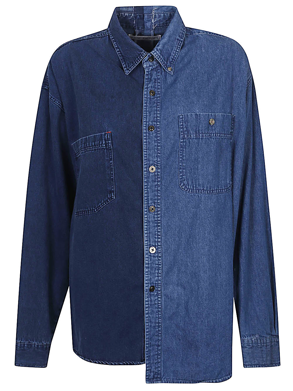 E.L.V. DENIM Shirts Blue E.L.V. Denim