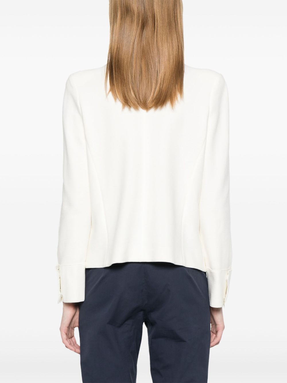 Emporio Armani Ottoman-jersey jacket Emporio Armani